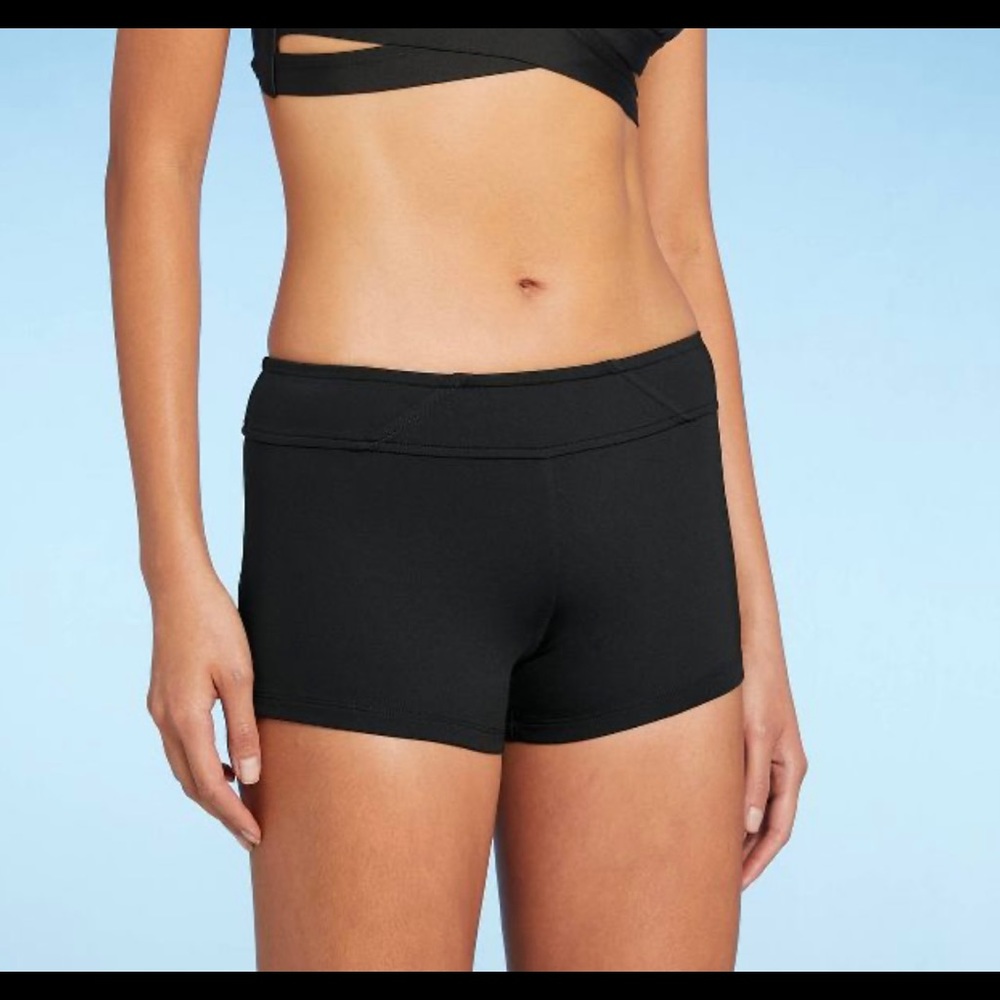 NWT Women's Swim Boyshorts Kona Sol Black Medium